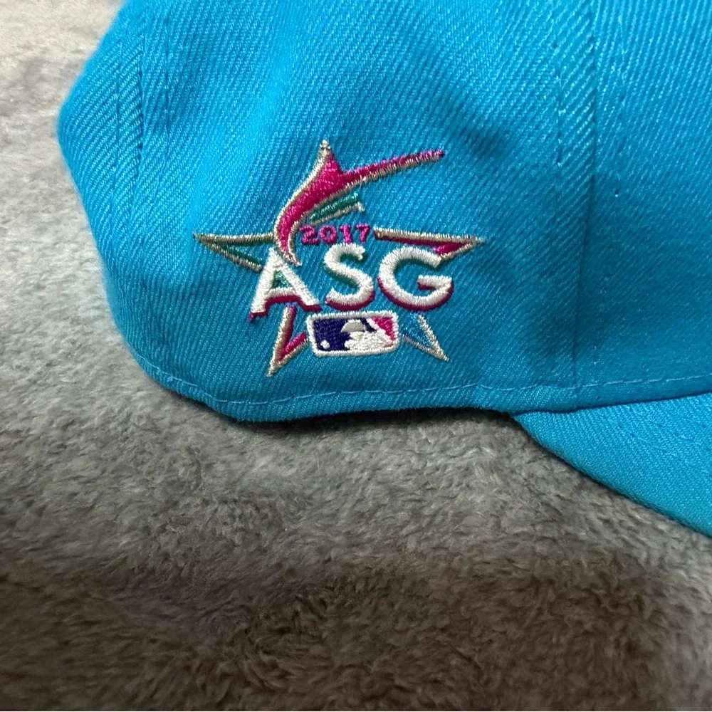 8 1/4 - Hat Club Miami Marlins 2017 ASG Cyclone Collection Era Fitted Hat
